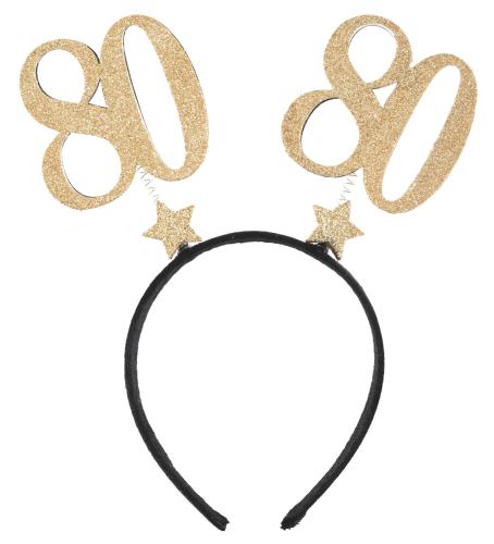 Diadem Glitter 80 År