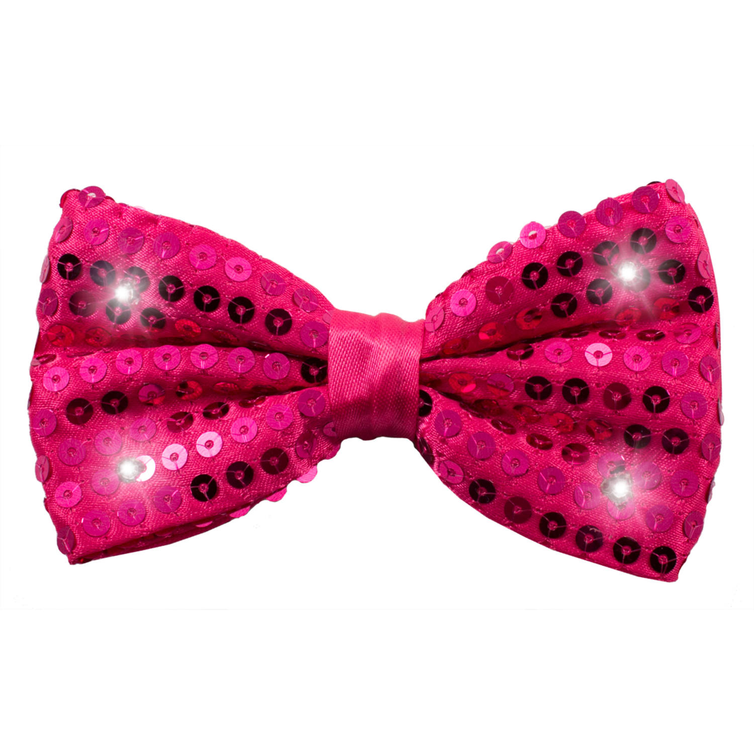 Paljett-fluga LED Rosa