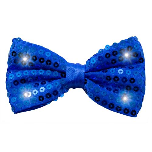 Paljett-fluga LED Blå