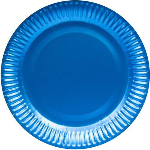 Azure Blå - Papperstallrik