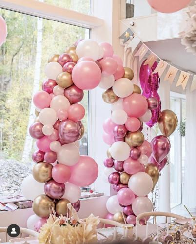 Organisk ballongbåge 6 meter