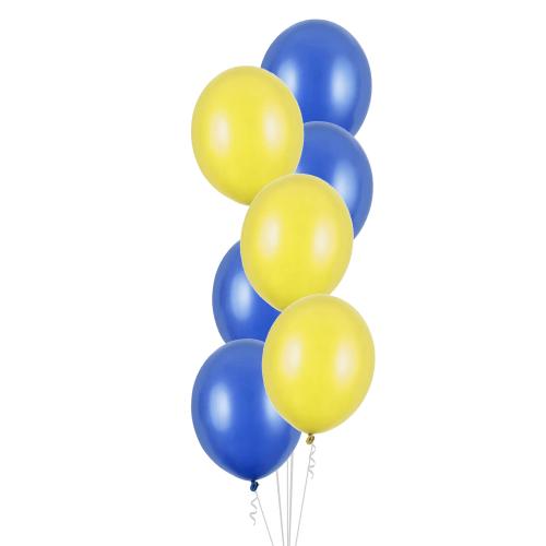 Met. Gul & Met. Blå - Bukett 701