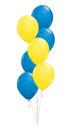 Klassisk Gul & Blå - Studentbukett 701