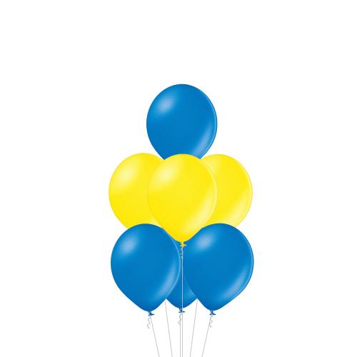 Klassisk Gul & Blå - Studentbukett 702