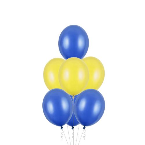 Met. Gul & Met. Blå - Bukett 702