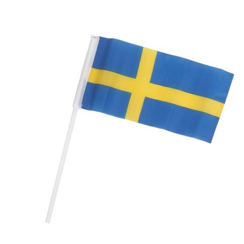 SWEDISH Hand flag 6-pack