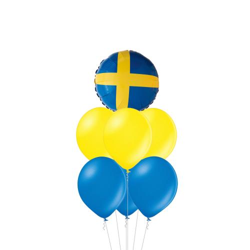 Sverigebukett Gul/Blå - Bukett 705