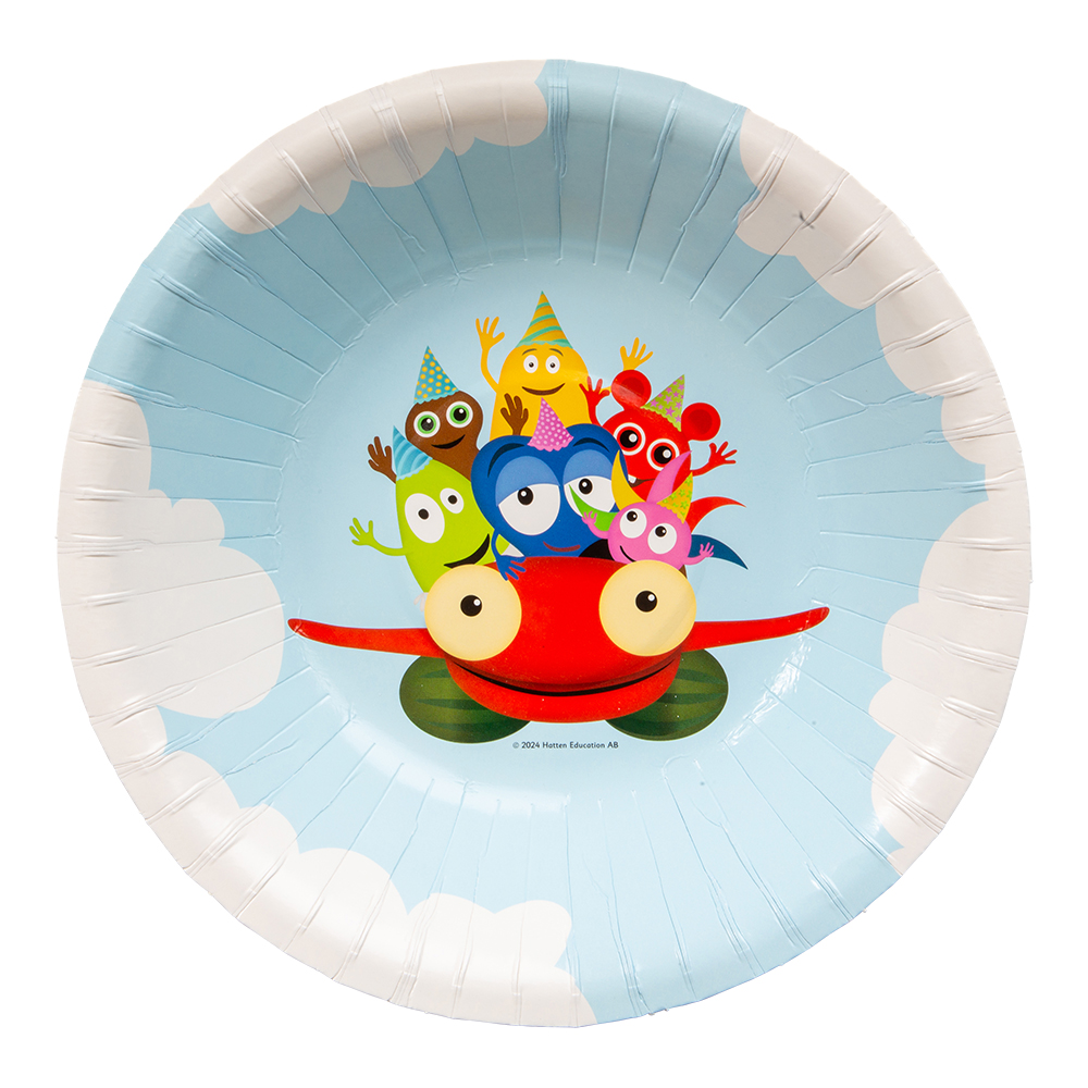 Djup Papperstallrik Babblarna