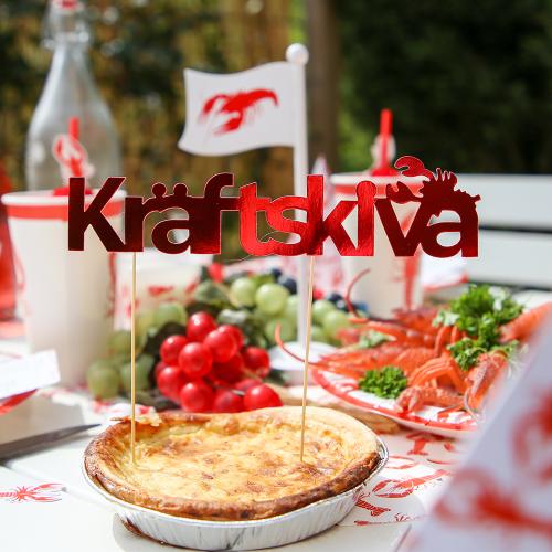 Pajdekoration Kräftskiva