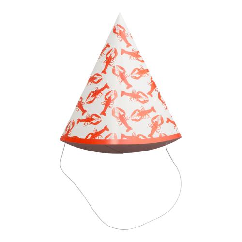 Partyhatt Kräftor 6-P