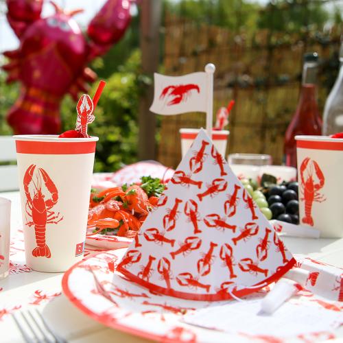 Partyhatt Kräftor 6-P