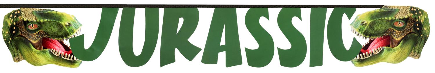 Girlang Dinosaure 5m 30x15,5cm