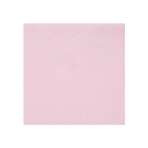 Cocktailservett Ljusrosa 10x10,5cm
