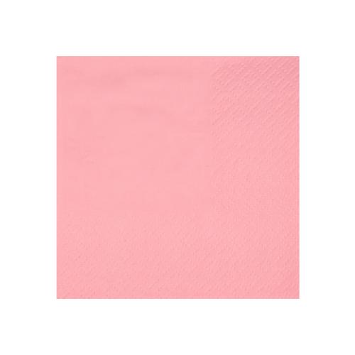 Cocktailservett Ljusrosa 10x10,5cm