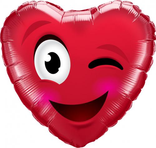 18" Flörtigt Hjärta