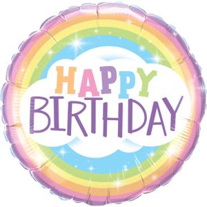 46cm Birthday Rainbow