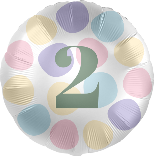 17" (43 cm) Grattis Prickar 2 år