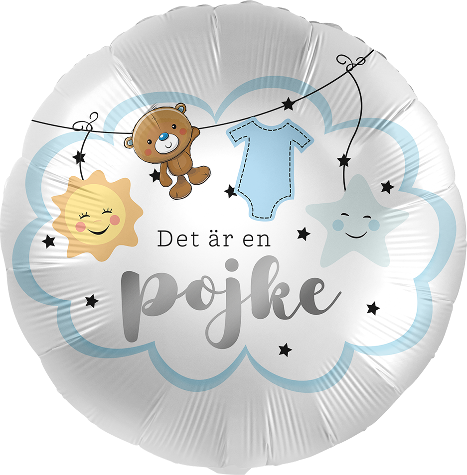 17" (43 cm) Det är en pojke