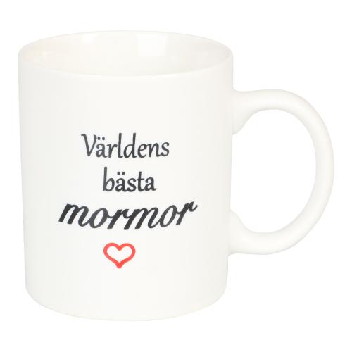 Mugg "Världens bästa mormor"