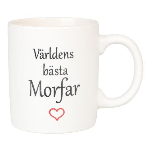 Mugg "Världens bästa morfar"