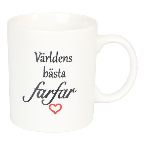 Mugg "Världens bästa farfar"