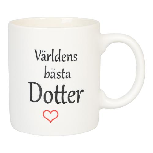 Mugg "Världens bästa dotter"
