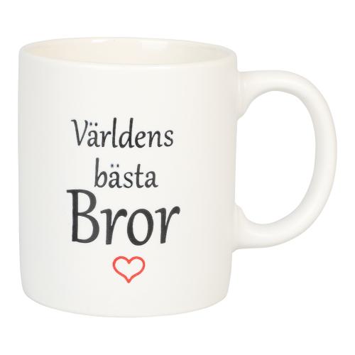 Mugg "Världens bästa bror"