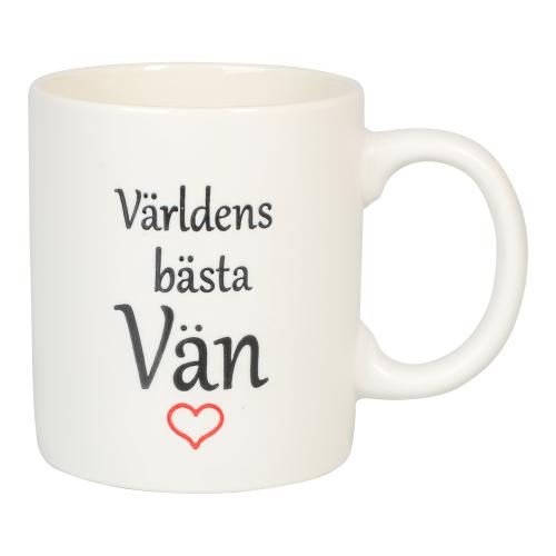 Mugg "Världens bästa vän"