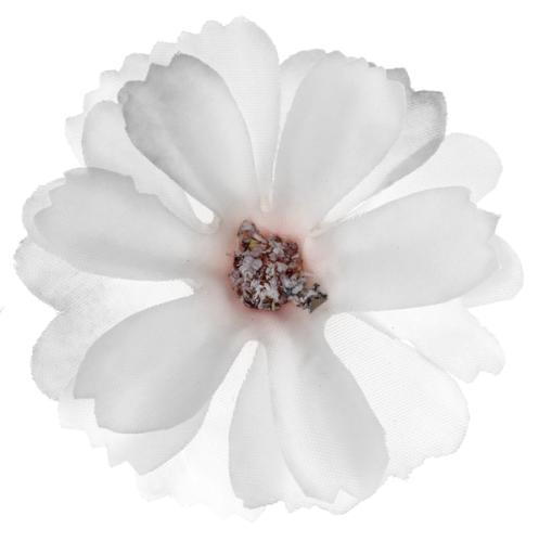 Tygblommor Bordsdekoration Vita 12st