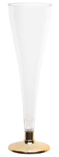 Champagneglas Guldfot