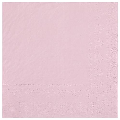 Servett Ljusrosa 16,5x16,5cm