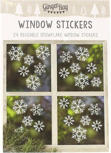 Fönsterdekoration Snöflinga