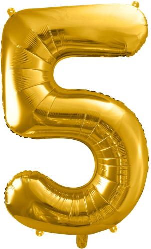 86cm Guld Siffra 5