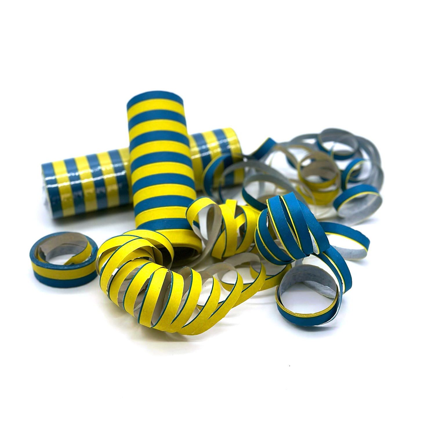 Serpentin Gul/Blå 2-pack