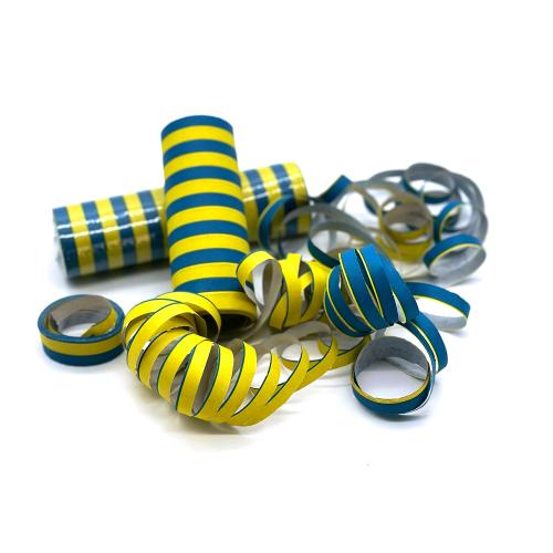 Serpentin Gul/Blå 2-pack
