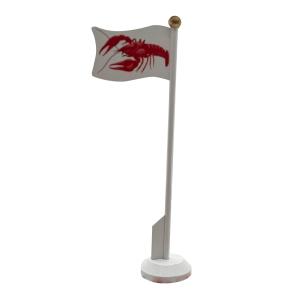 Flagga med kräfta till bordet 30cm