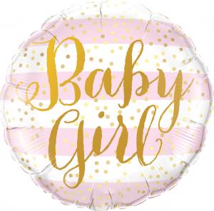 18" (46 cm) Baby Girl Pink Stripes