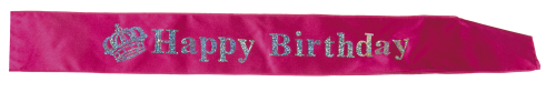Sash Happy Birthday