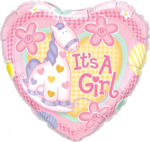 18" Hjärta Det är en flicka