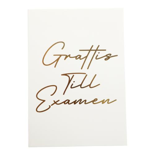 A4 Födelsdagskort med kuvert  Grattis till Examen