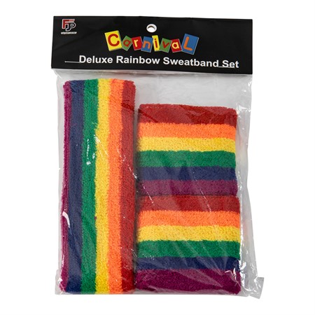 Svettbandsset i regnbågens färger