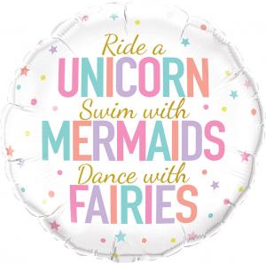 18" (46 cm) Unicorn/Mermaids/Fairies