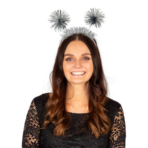 Diadem Pom-pom Boppers silver