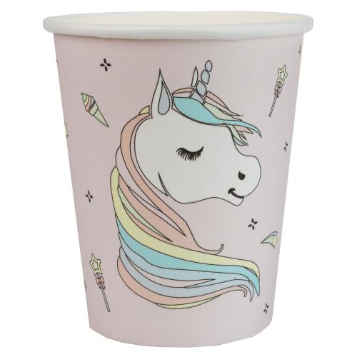 Rosa Unicorn Mugg