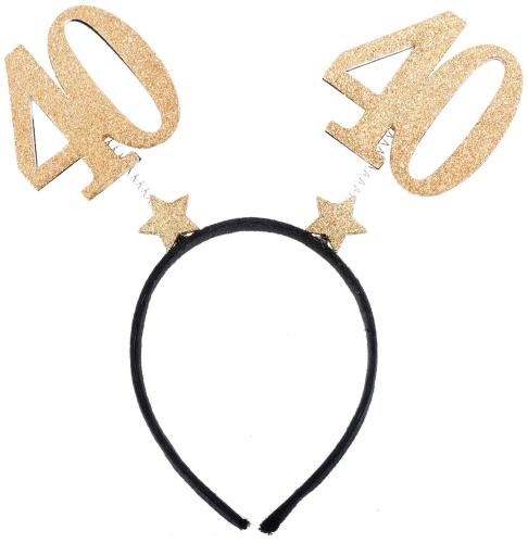 Diadem Glitter 40 År