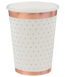 Pappersmugg Rosa prickar