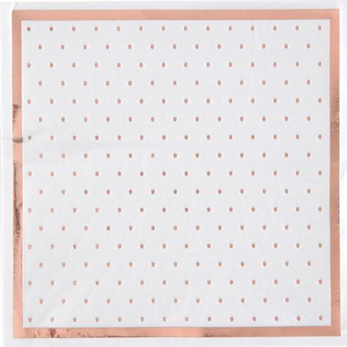 Servett Rosa prickar
