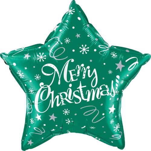 20" Merry Christmas Star! Green