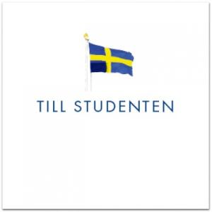 Gratulationskort Till Studenten Sverigeflagga