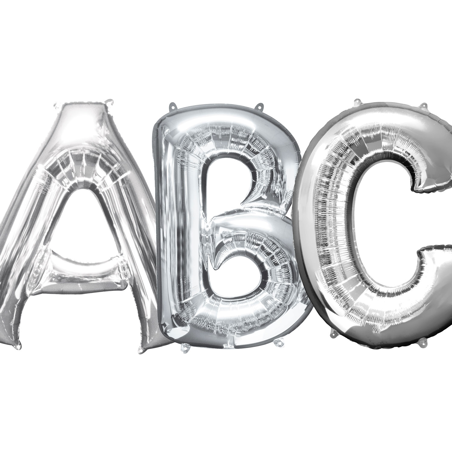 Amscan 35" Bokstav T silver